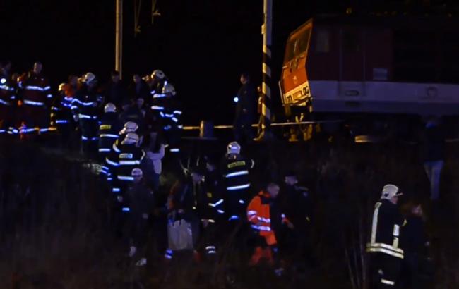В Словакии поезд сошел с рельсов, 18 пострадавших
