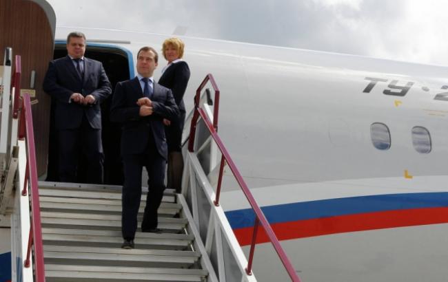 МИД Украины отправил РФ ноту протеста из-за визита Медведева в Крым