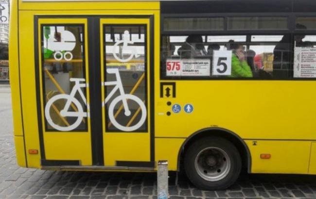 В Киеве запустили маршрутку для велосипедистов