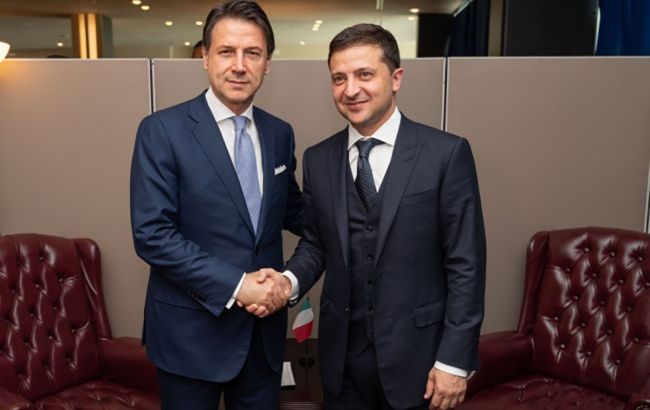 Зеленський обговорив з прем'єром Італії справу Марківа і відновлення авіасполучення
