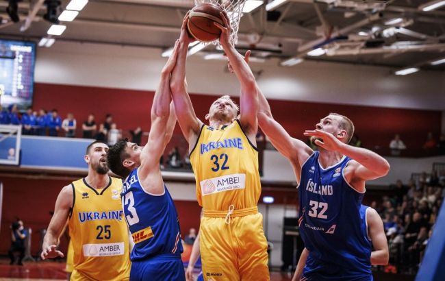 Баскетбольная сборная Украины в овертайме проиграла Исландии в отборе на Мундиаль