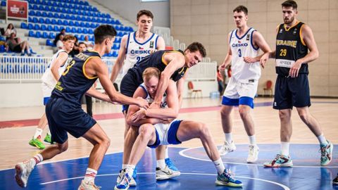 Баскетбольная сборная Украины проиграла Чехии на старте Евро-2022 U-20