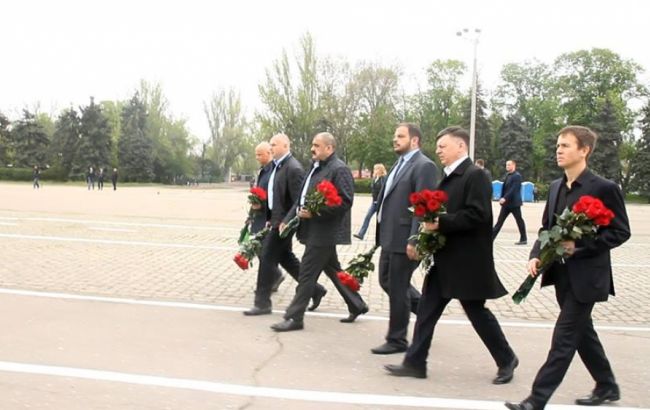 У річницю 2 травня керівники Одеси та області вшанували пам'ять загиблих