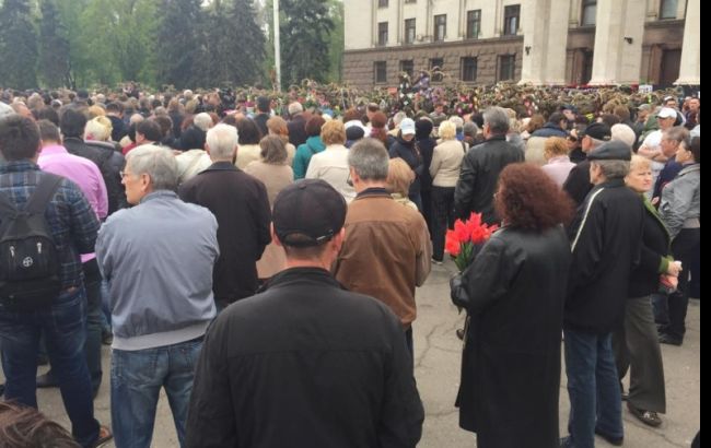 Годовщина 2 мая в Одессе: около 1000 человек пришли почтить память погибших