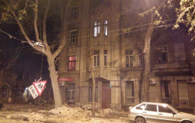 В Одесі обвалилася частина житлового будинку