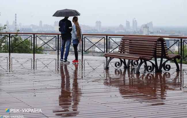Киев до конца дня накроет ливень
