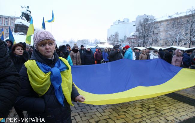 Самая распространенная идентификация украинцев - национально-демократическая