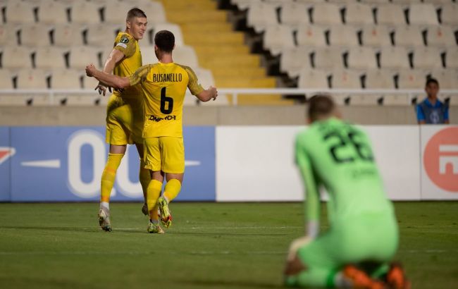 "Днепр-1" обыграл "Аполлон" на Кипре и оформил первую победу в еврокубках