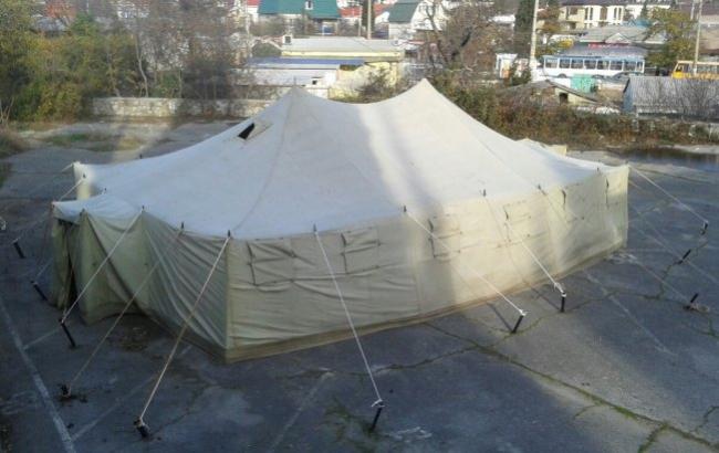 В Крыму из палатки для обогрева бездомных украли еду