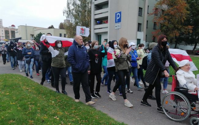 У Вітебську міліція застосувала газ проти протестувальників