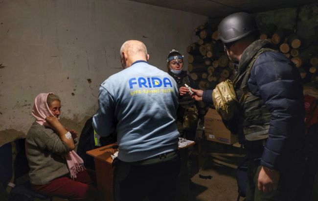 В Бахмут приехала медицинская миссия "Фрида"
