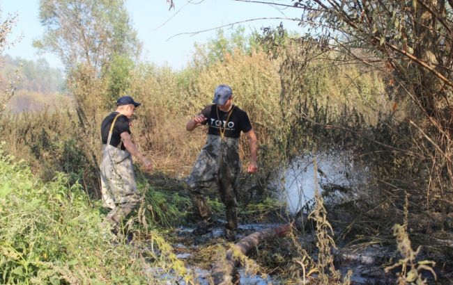 В Киевской обл. продолжается ликвидация пожаров в местах залегания торфа, - ГСЧС