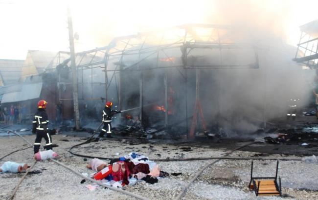 У Хмельницькому горів речовий ринок