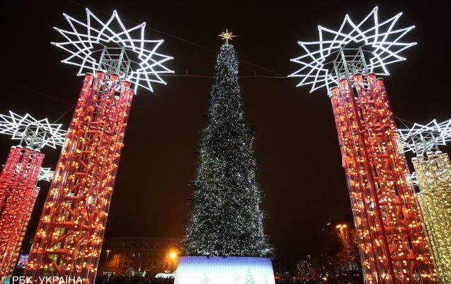 В Киеве устанавливают главную елку Украины: какая будет новогодняя красавица