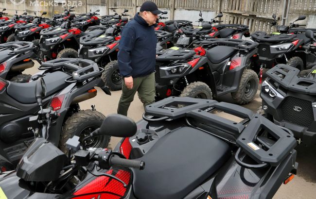 Днепр предоставил Силам обороны первые 50 новых квадроциклов