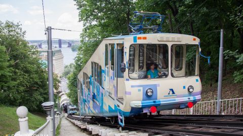 Київський фунікулер призупинив рух