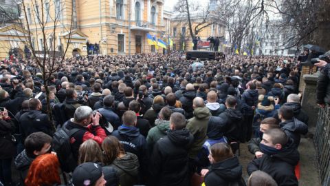 Посольство США сделало заявление по акции "Нацкорпуса" в Киеве