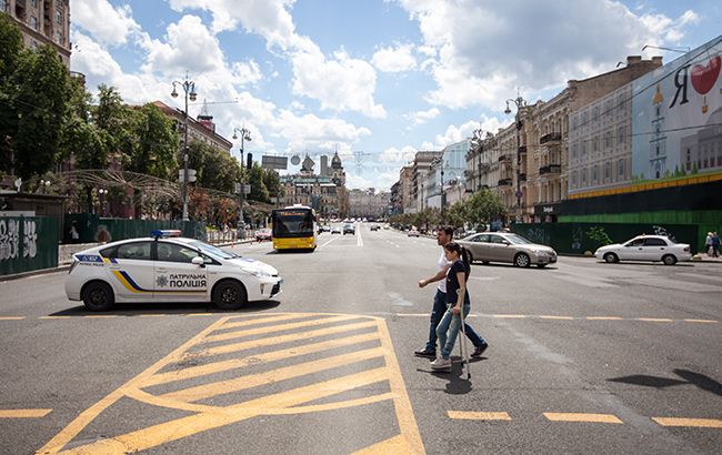 Полиция усилила охрану в Киеве из-за Крестного хода