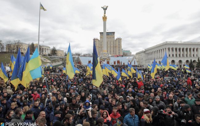 В Киеве запланированы две акции ко Дню Достоинства и Свободы