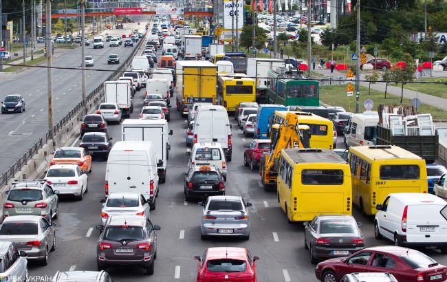 Киев сковали пробки: карта