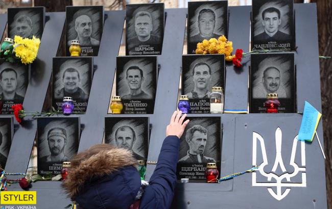 День Достоинства и Свободы: в Киеве почтили память Героев Небесной Сотни