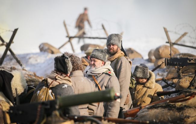 "Крути 1918. Захист": українські бійці знімаються в історичному фільмі
