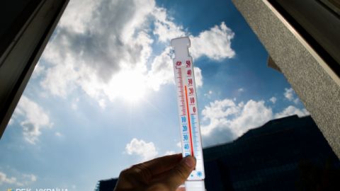 На початку липня в Києві зафіксовано два температурних рекорди