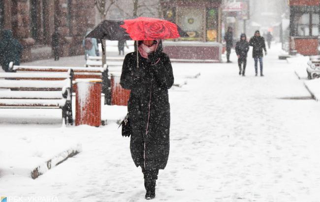 Погода на сегодня: в Украине местами снег, днем до -3