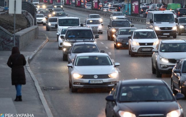 Киев сковали пробки: карта