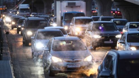 Киев сковали пробки: карта