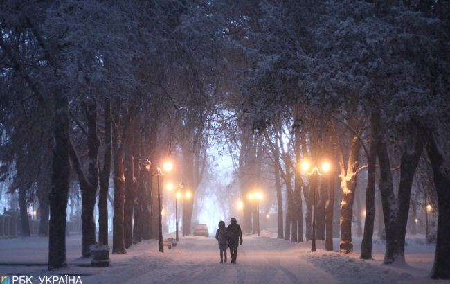 В Украине завтра ожидается до -8 градусов мороза
