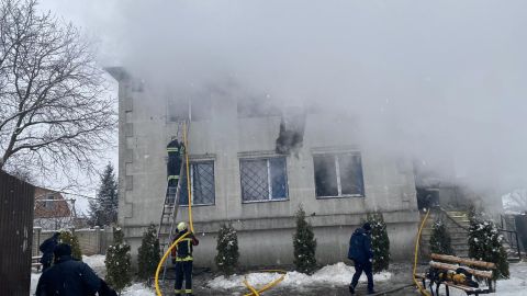 Пожар в доме престарелых в Харькове 21 января – все новости, фото, видео |  РБК Украина