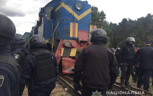 Затриманих за перекриття залізниці у Львівській області відпустили