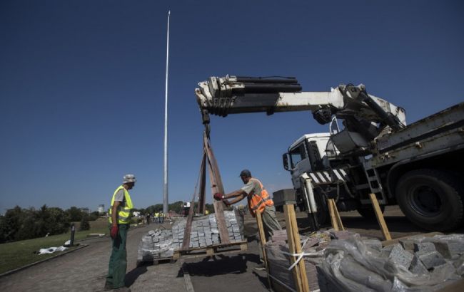 Высота самого большого флага Украины будет почти 90 метров, - Кличко