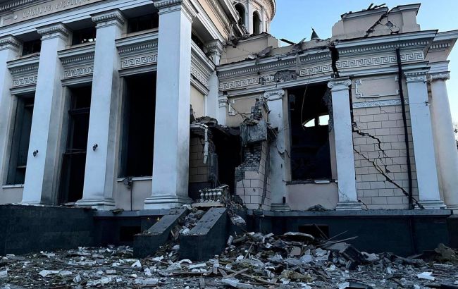 Опубликованы новые фото разрушенного Преображенского собора в Одессе