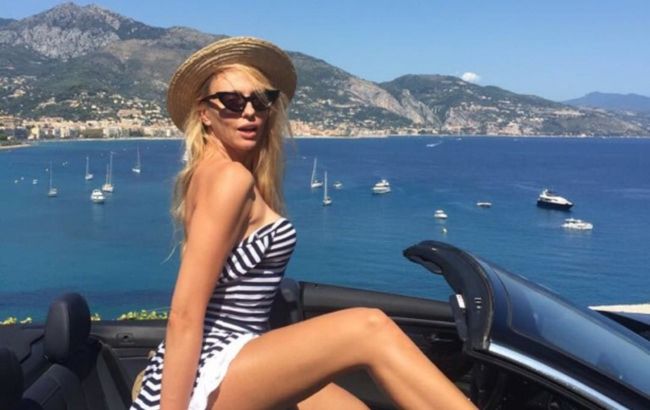 Вони нескінченні: Оля Полякова в купальнику викликала суперечки в мережі "ногами від вух"