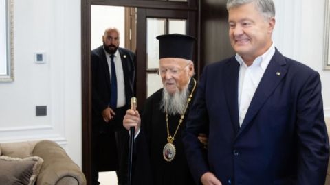 Порошенко обговорив з Варфоломієм розвиток ПЦУ