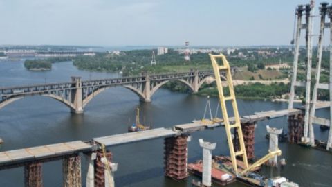 Кубраков: "Большая стройка" соединила Хортицу и левый берег Запорожья вантовым мостом