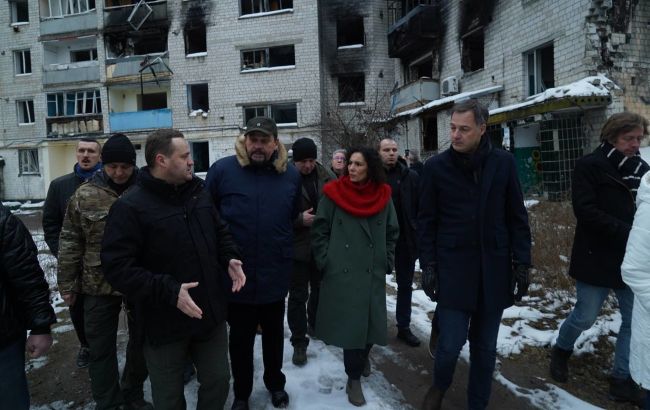 Премьер Бельгии посетил Бучу и Бородянку