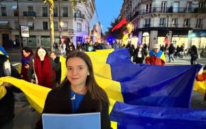 У Парижі українці та французи вийшли на мітинг на підтримку України (фото)