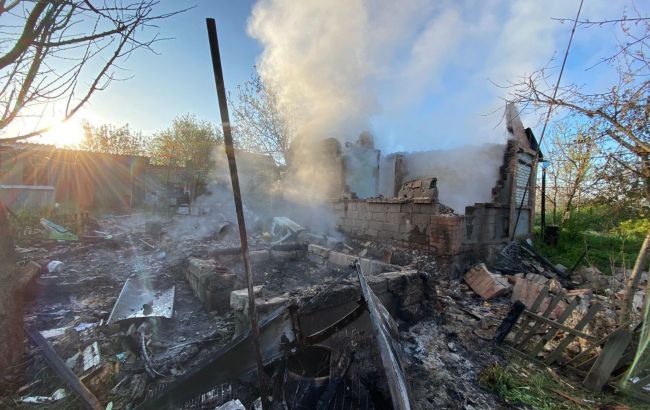 Окупанти під час масованої атаки України завдали удару дронами по Костянтинівці