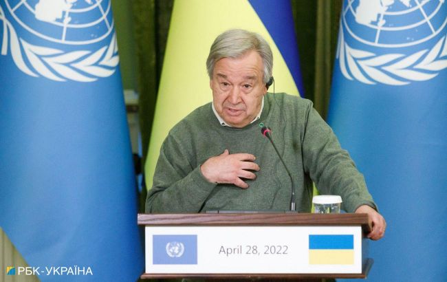 Генсек ООН відреагував на звинувачення Лаврова в "затягуванні" продовольчої кризи