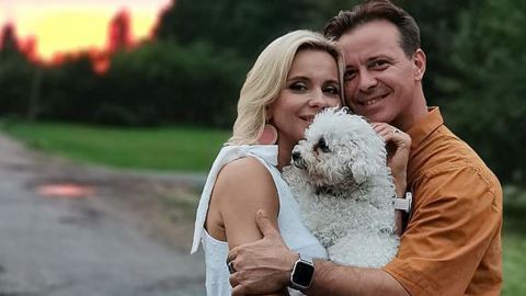 Гаряча парочка: гнучка Ребрик вразила наповал розтяжкою і пристрастю з чоловіком