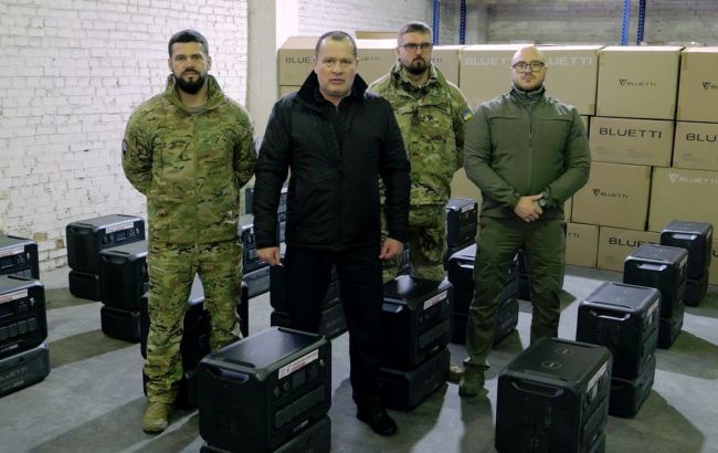 Бійці 81-ї бригади отримали від "Української команди" потужні зарядні станції, - Палатний