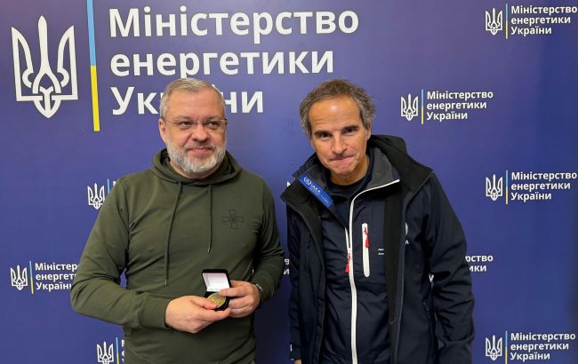 Гроссі зустрівся з Галущенком перед поїздкою на Запорізьку АЕС