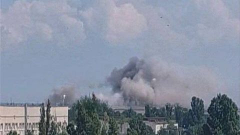 У Новій Каховці пролунав вибух на черговому складі росіян