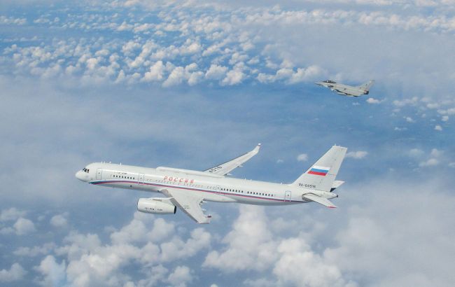 Британская авиация перехватила самолет и истребители россиян возле Эстонии