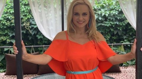 Лісова мавка: Лілія Ребрик в повітряному платті-вишиванці за 1000 євро заворожила магнетизмом