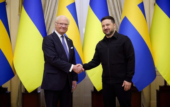 Впервые за 18 лет: король Швеции прибыл в Украину с неанонсированным визитом