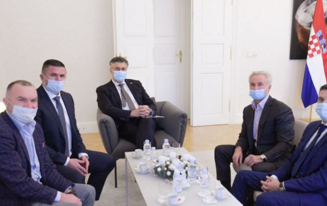 Премьер Хорватии обсудил с Косюком и Мазепой инвестклимат Украины